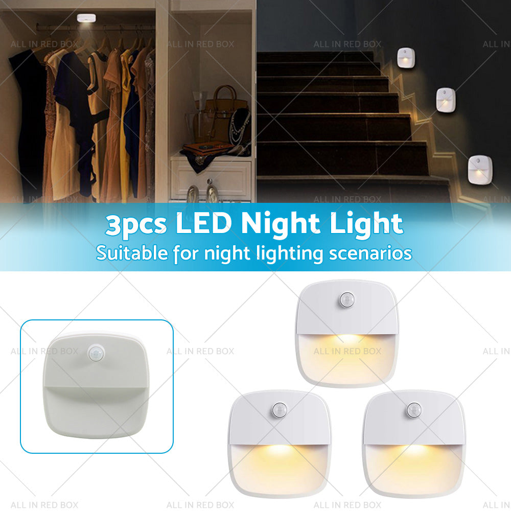 LED Bewegungsmelder Licht – 3er Set