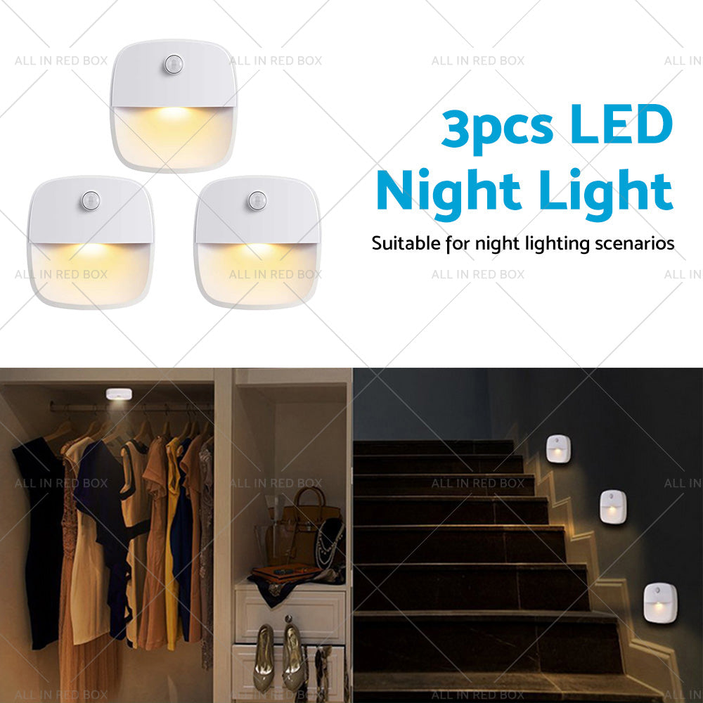 LED Bewegungsmelder Licht – 3er Set