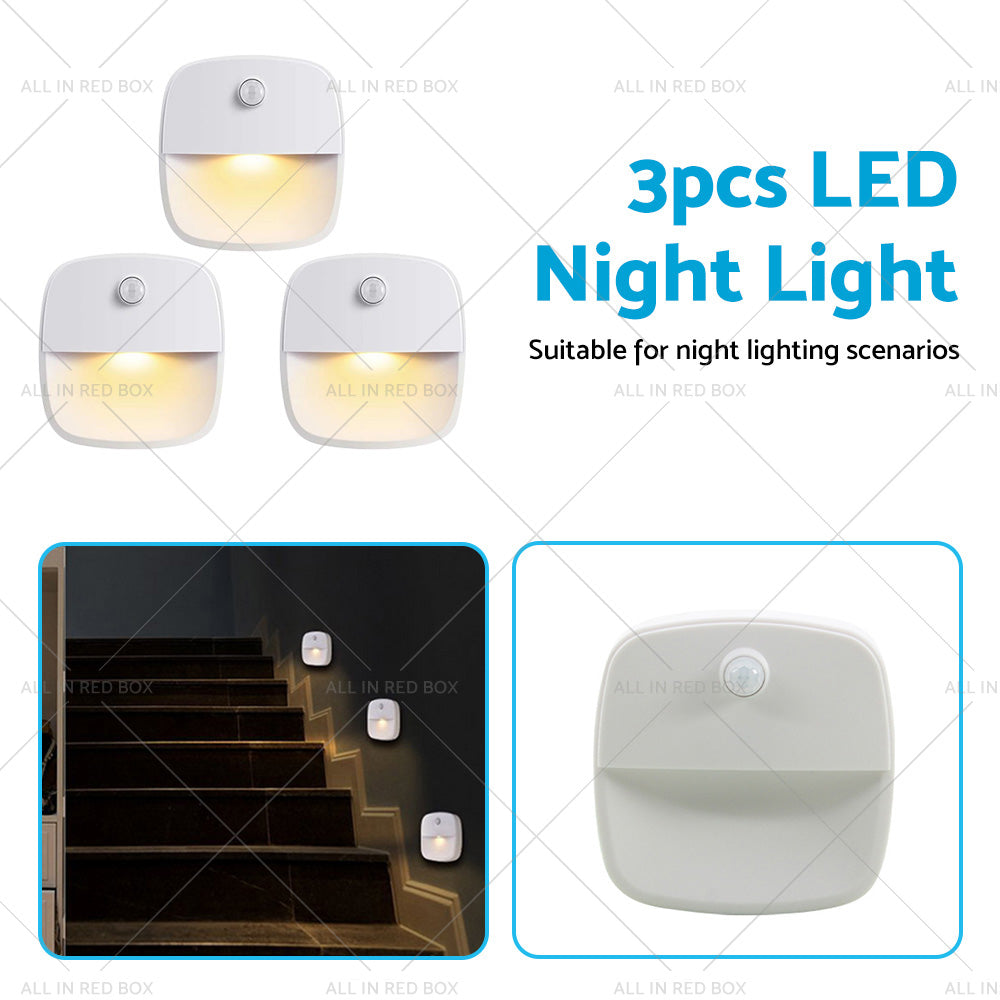 LED Bewegungsmelder Licht – 3er Set